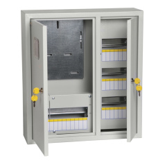 Корпус металлический IEK TITAN ЩУРн-3/30, 540х490х165 мм, IP31, серый [MKM35-N-30-1-31-ZO]