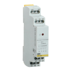 Реле промежуточное модульное OIR IEK 3 контакта 8А 110В AC/DC [OIR-308-ACDC110V]
