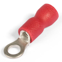 Наконечник кольцевой изолированный КВТ НКИ 1.5-3 с ПВХ манжетой [47471]