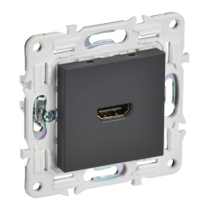 Розетка HDMI IEK SKANDY SK-H01T титан [SK-H10-K48]