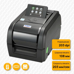 Термотрансферный принтер TSC TX210, 203 dpi, Wi-Fi slot-in, LCD [TX210-A001-1202]