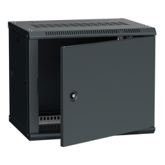 Шкаф настенный ITK LINEA W 6U 600x450 мм, чёрный [LWR5-06U64-MF]