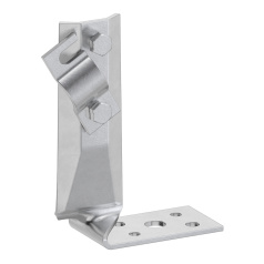 Держатель круглого проводника IEK, болтовой угловой скрученный 6-10 мм, 70 мм, оцинкованная сталь [ZDP87-11-1-16-70]