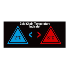Многоразовые термоэтикетки Brady TIL-9-2C-8C, 96 х 40 мм, 2-уровневая индикация (10 шт) [brd195841]