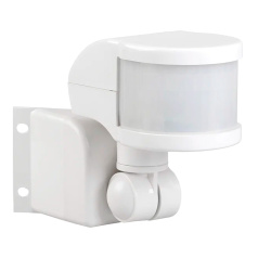 Датчик движения IEK ДД 018В, 1100 Вт, 270°, 12 м, белый, IP44 [LDD10-018B-1100-001]