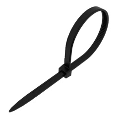 Хомут-стяжка нейлоновая с тройным замком Rexant 300 x 3.6 мм, черная (100 шт) [67-0301]