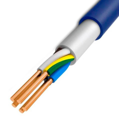 Кабель силовой медный ВВГнг(А)-LS, 5х1.5 мм², ОК (N PE), 660 В [ЭК000093015]