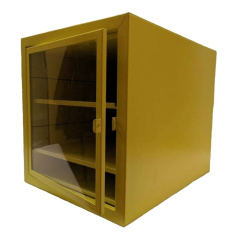 Секция модульного шкафа стальная с 2 полками, 490 х 460 х 560 мм, желтый [gwrМОД1]