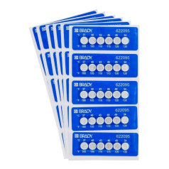 Одноразовые термоэтикетки Brady TIL-6-37C/100F, 56 х 20 мм, 6-уровневая индикация (30 шт) [brd622095]
