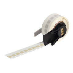 Термостойкие этикетки Brady M6‐1‐724 полиимид, 6.35 х 6.35 мм, зеленовато-янтарные [brd173725]