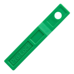 Ключ для тросового блокиратора Brady Pro-Lock, полипропилен, зеленый [gws225207]