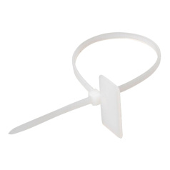 Хомут с маркировочной площадкой IEK ХП1 2.5 х 110 мм, белый (100 шт) [UHH61-3-110-100]