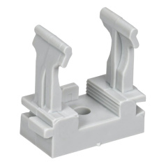 Крепеж-клипса для гофрированной трубы IEK ELASTA CFM20, серая [ET-TA10D-CFM-020-K41-100]