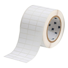 Этикетки Brady THT-5-489-10 полиэстер, 25.4 х 12.7 мм, белые матовые, 10000 шт [brd67099]