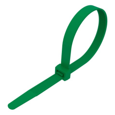 Хомут-стяжка нейлоновая Rexant 100 x 2.5 мм, зеленая (25 шт) [07-0103-25]