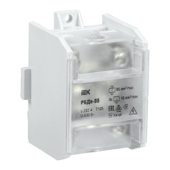 Блок распределительный проходной IEK РБДп-95 232/100А DIN 1х95-4х16мм² [YRB30-1-232]