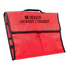 Сумка демонстрационного набора Brady малая укомплектектованная, нейлон, 320х420х45 мм, красный, комплект [gws830934]