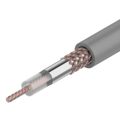 Кабель коаксиальный RG-58 A/U Rexant, 50 Ом, серый, бухта 100 м [01-2002]