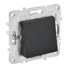 Вывод кабеля IEK SKANDY SK-O01Bl черный [SK-VK10-0-K02]
