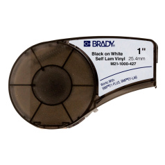 Картридж Brady M21-1000-427 винил, 25.4 мм х 4.3 м, черный на белом [brd110928]