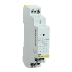 Реле промежуточное модульное OIR IEK 2 контакта 8А 48В AC/DC [OIR-208-ACDC48V]