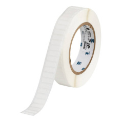 Этикетки Brady THT-252-498-3 виниловая ткань, 19.05 х 6.35 мм, белые, 3000 шт [brd142210]