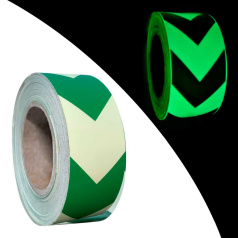 Фотолюминесцентная лента самоклеящаяся Елочка, 50 мм х 50 м