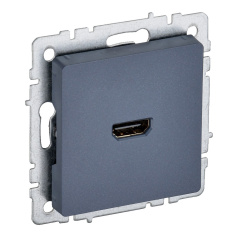 Розетка HDMI IEK BRITE РHDMI-0-БрМ маренго [BR-H10-K35]