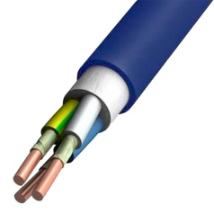 Кабель силовой медный ВВГнг(А)-FRLS, 3х6 мм², ОК (N PE), 660 В [5179]