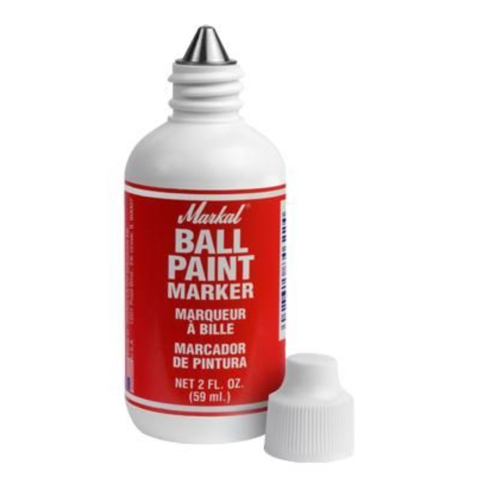 Маркер-туба Markal Ball Paint Marker, красный, 3мм [84622]