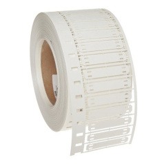 Бирка под два хомута HSNX-400-2-WT NOMEX, 10.16 х 50.8 мм, белая, 2500 шт [brd106285]