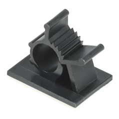 Клипса самоклеящаяся IEK КС-10, черная (24 шт) [UHP40-D10-K02]