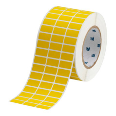 Этикетки Brady THT-5-437YL-10 поливинилфлюорид, 25.4 х 12.7 мм, жёлтый, 10000 шт [brd30169]