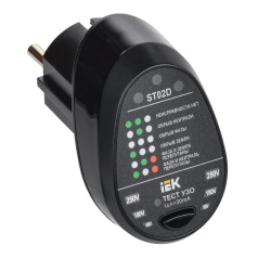 Тестер розеток IEK ST02D «ARMA2L 5» [A2L5-ST14-02]