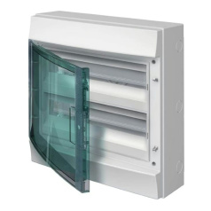 Бокс настенный ABB Mistral65 36М, прозрачная дверь, с клеммами, 2 ряда [1SLM006501A1205]