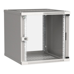 Шкаф настенный ITK LINEA WE 9U 600x450 мм, серый [LWE3-09U64-GF]