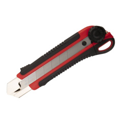 Нож с сегментированным лезвием Rexant 25 мм, пластиковый корпус [12-4919]