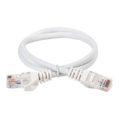 Коммутационный шнур (патч-корд) ITK категория 5E, UTP, PVC, 7 м, белый [PC08-C5EU-7M]