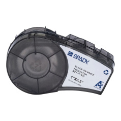 Картридж Brady M21-17-423 полиэстер, 25.4 х 12.7 мм, черный на белом [brd152096]