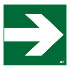 Самоклеящаяся этикетка IEK 310х280 мм, Направляющая стрелка [LPC10-1-31-28-STR]