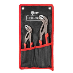 Набор переставных клещей КВТ НПК-02у, 2 шт (101543)
