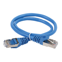 Коммутационный шнур (патч-корд) ITK категория 5E, FTP, LSZH, 10 м, синий [PC03-C5EFL-10M]