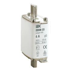 Плавкая вставка предохранителя ППНИ-33 IEK габарит 00С, 4А [DPP11-004]