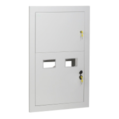 Корпус металлический IEK ЩЭ-2-2 36, УХЛ3, IP31, серый [IND-MKM12-02-30]