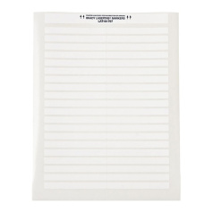 Этикетки Brady LAT-44-707-2.5 на листах LETTER, 91,44 х 9,53 мм, белые (63 листа) [brd29829]