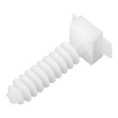 База дюбельная IEK БД 30 х 10 мм под хомут, белая (100 шт) [UHP32-30-10-100-K01]