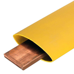 Термоусадочная трубка КВТ ТТШ-10-100/40 желтая , для изоляции шин напряжением до 10 кВ [84902]