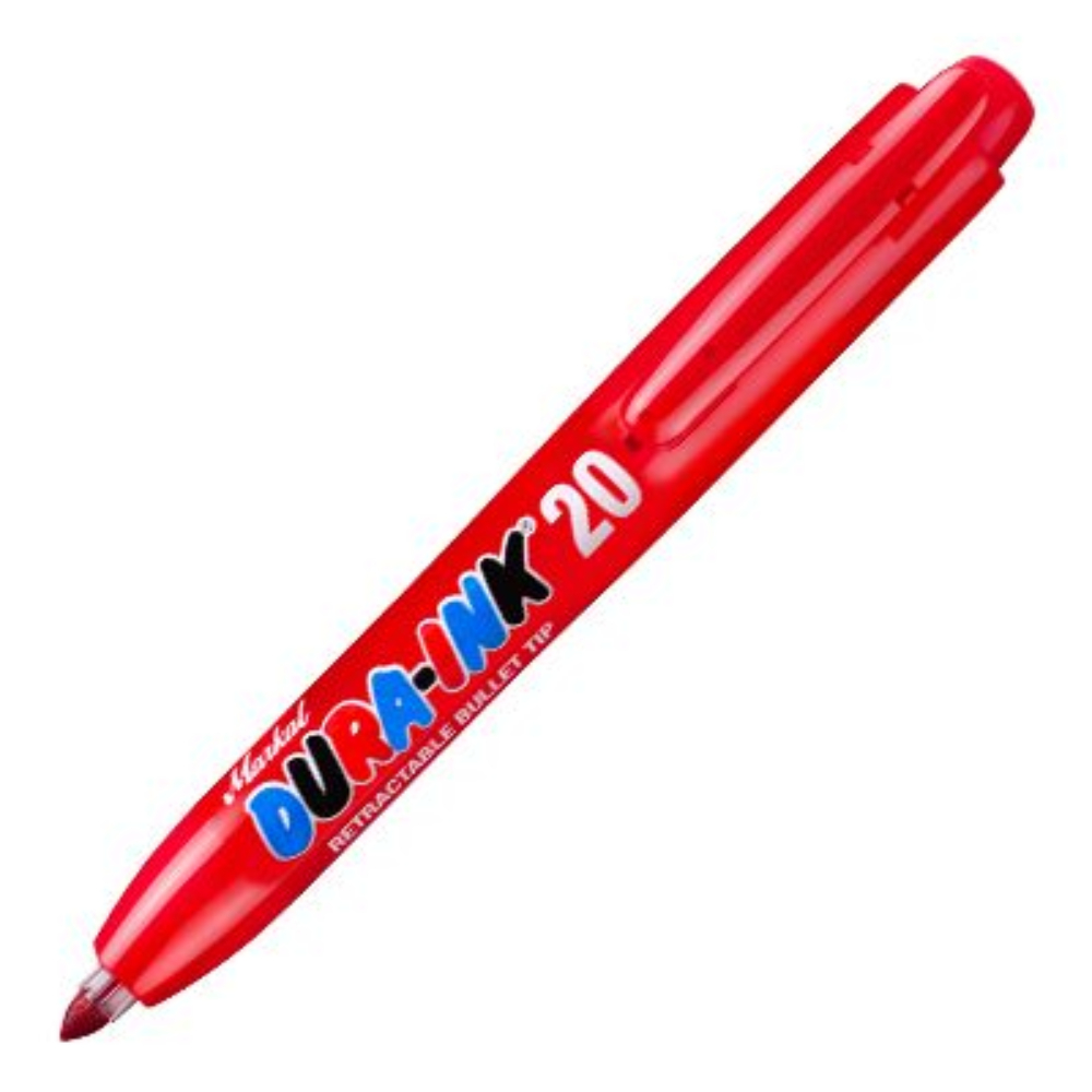 Маркер водостойкий Markal Dura-Ink 20, красный, 1.5 мм [96576]