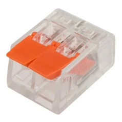 Клемма соединительная рычажковая Rexant СМК 221-412 (10 шт) [06-0216-A10]