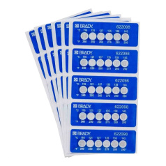 Одноразовые термоэтикетки Brady TIL-6-116C/240F, 56 х 20 мм, 6-уровневая индикация (30 шт) [brd622098]